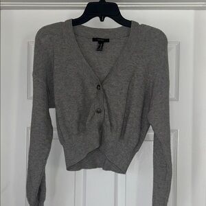 Forever 21 grey cardigan